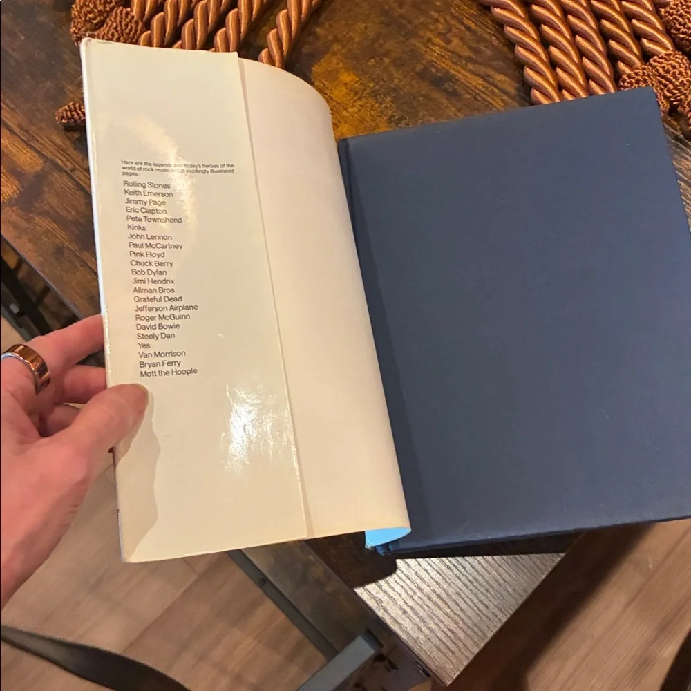 Rock Life Vintage Rock Music Book - White & Purple hardCover - Picture 4 of 7